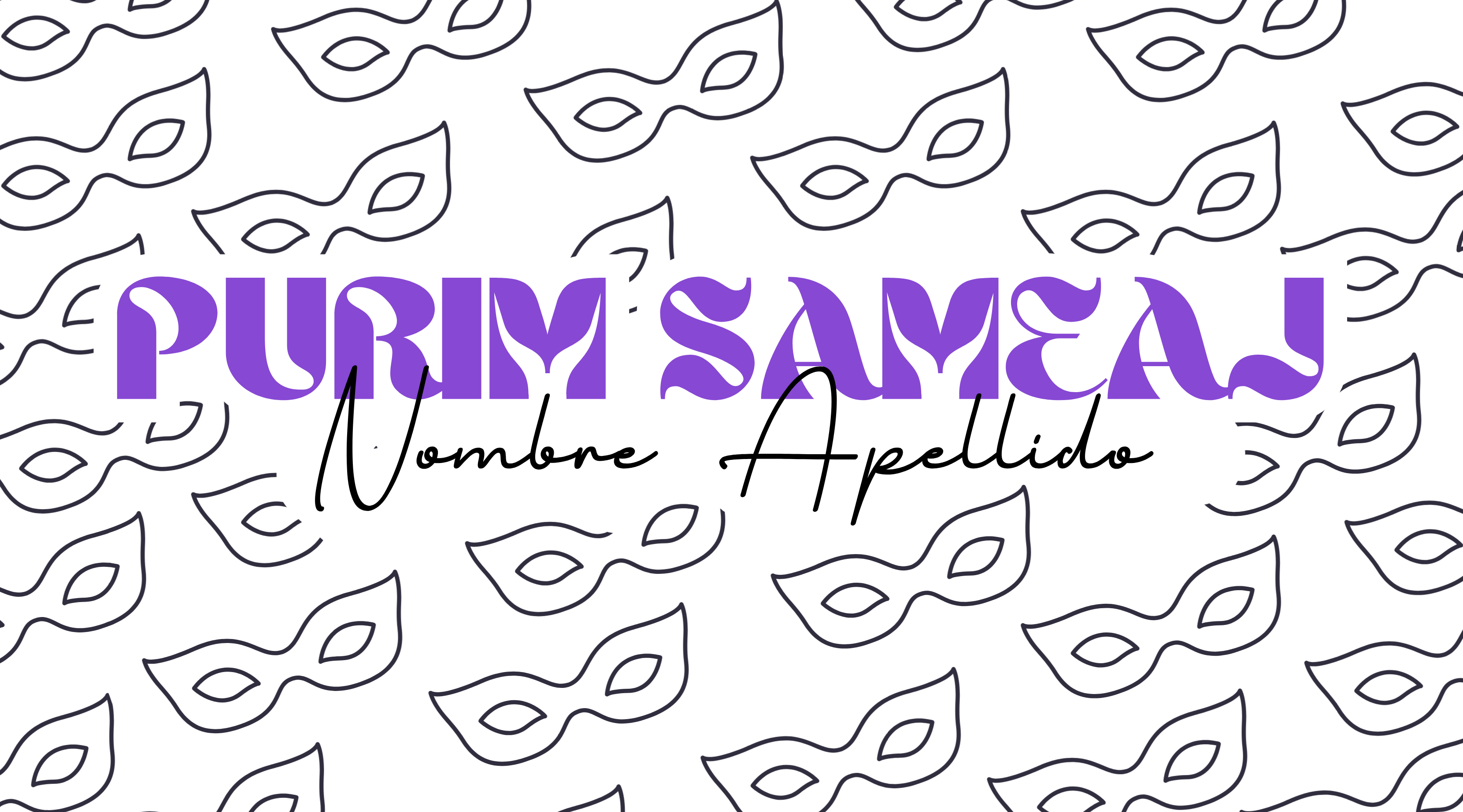 Mascaras Linea Morado